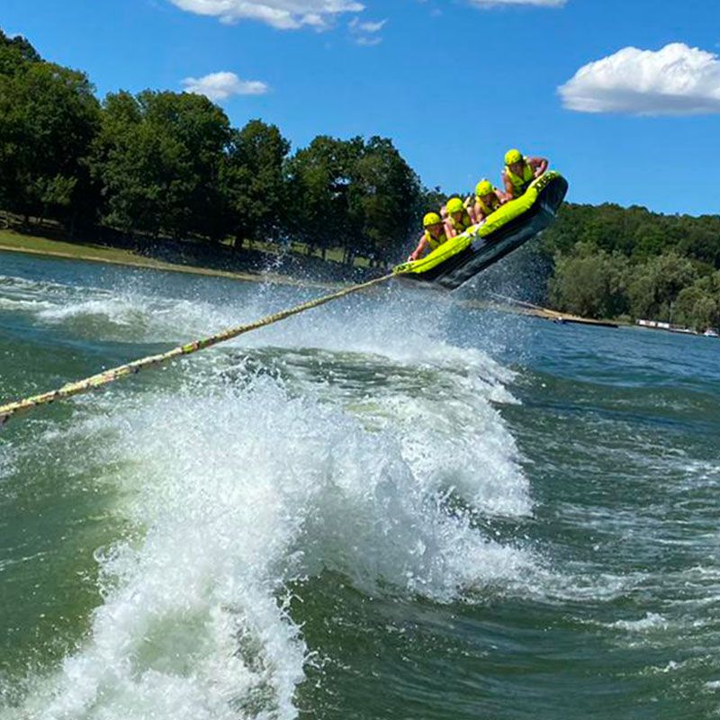 bouées tractées lac de la liez en haute-marne