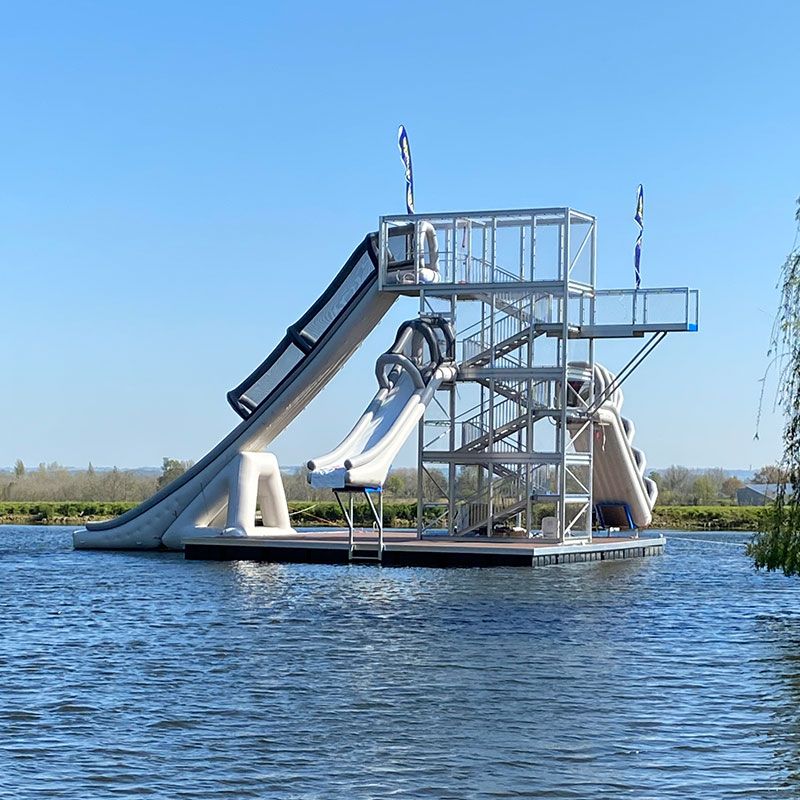 activité plongeon xtrem tower lac de la liez en haute-marne